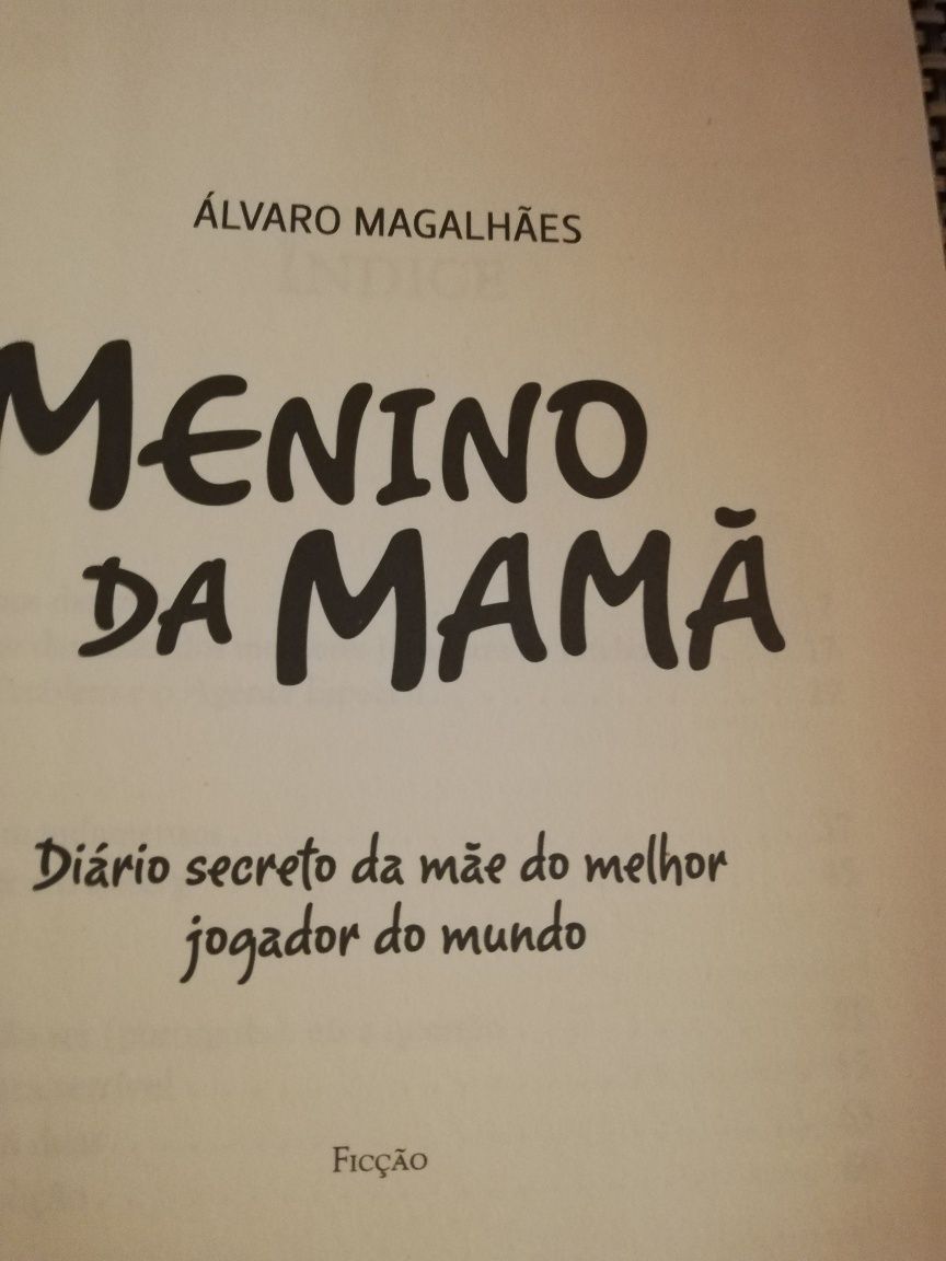Livro Menino da Mamã de Álvaro Magalhães