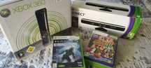 Xbox 360 Elite + Kinect + Jogos