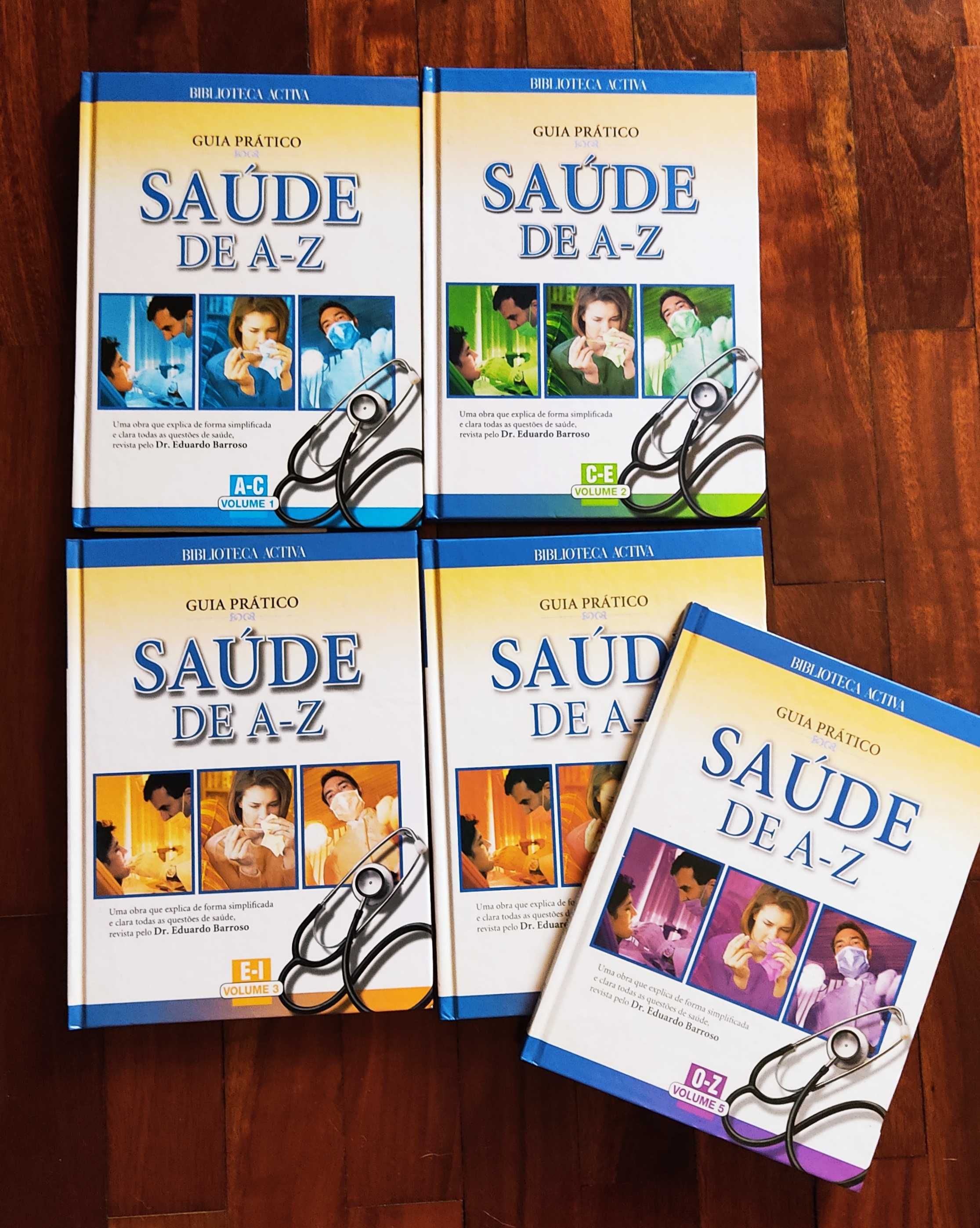 Enciclopédia da saúde (guia prático 5 volumes) Novos