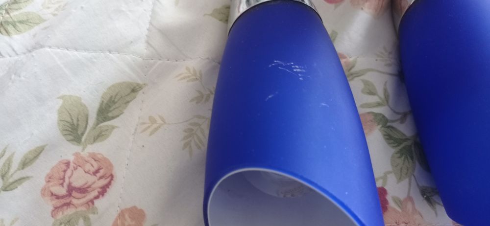 Люстра синього кольору