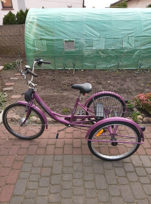 Rower trójkołowy elektryczny