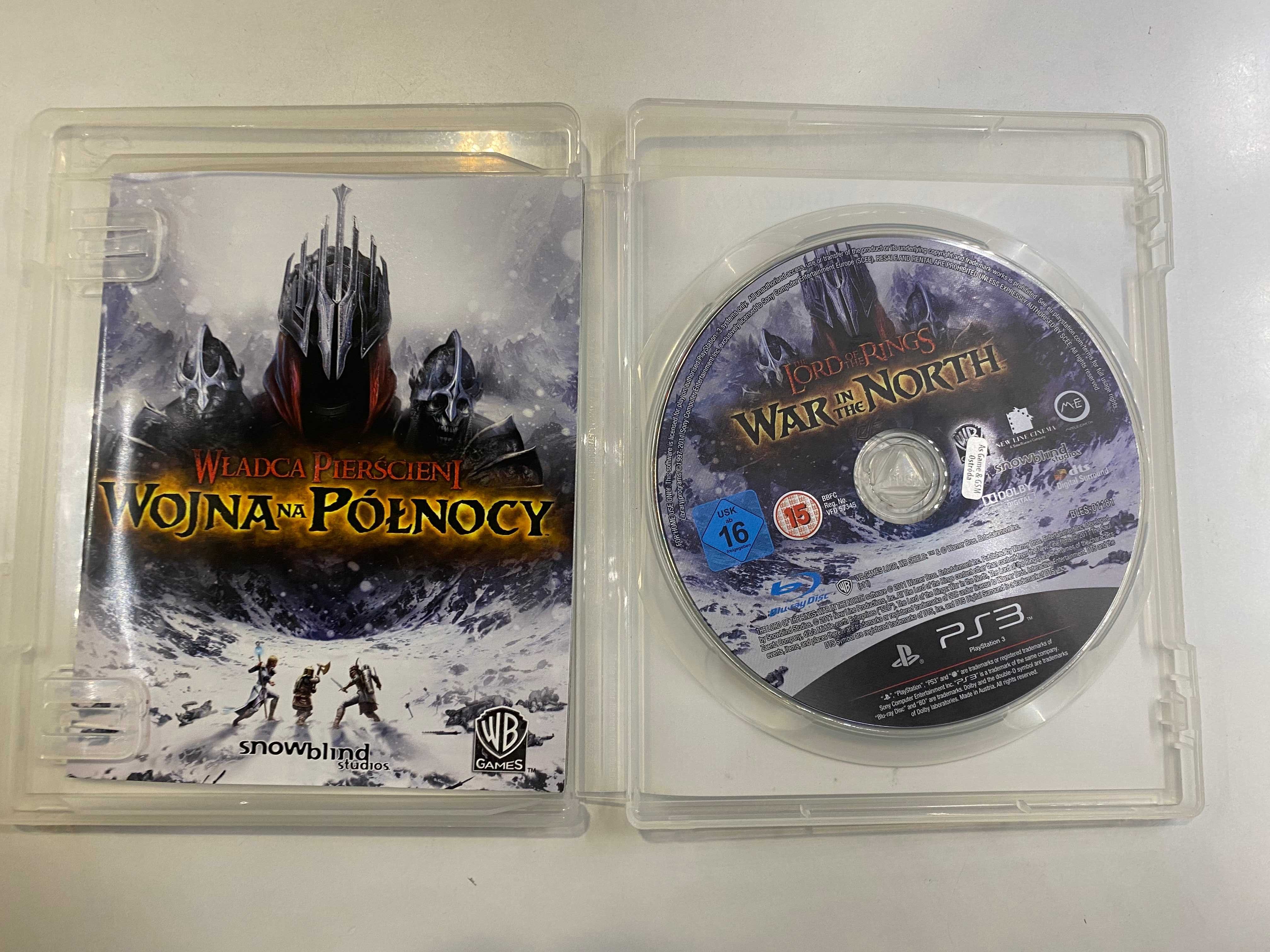 Władca Pierścieni Wojna na Północy PS3 Sklep Iława