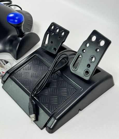 игровой руль вібрація ігрове кермо педалі газ тормоз пк ноут ps гейм