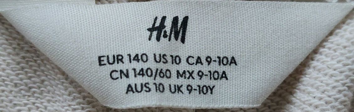 Spodenki H&M rozm.140 - nowe