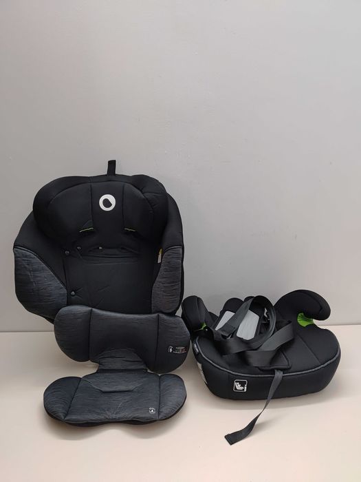 Fotelik samochodowy Lionelo LEVI I-SIZE 2024 BLACK GREY (b274)