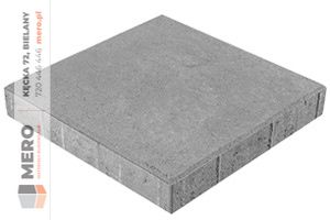 Bruk kostka chodnikowa 50x50x7 szara