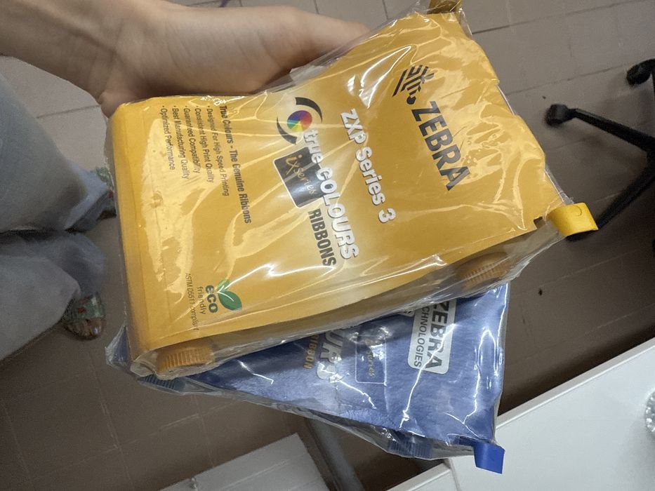 Fita de impressao cartões