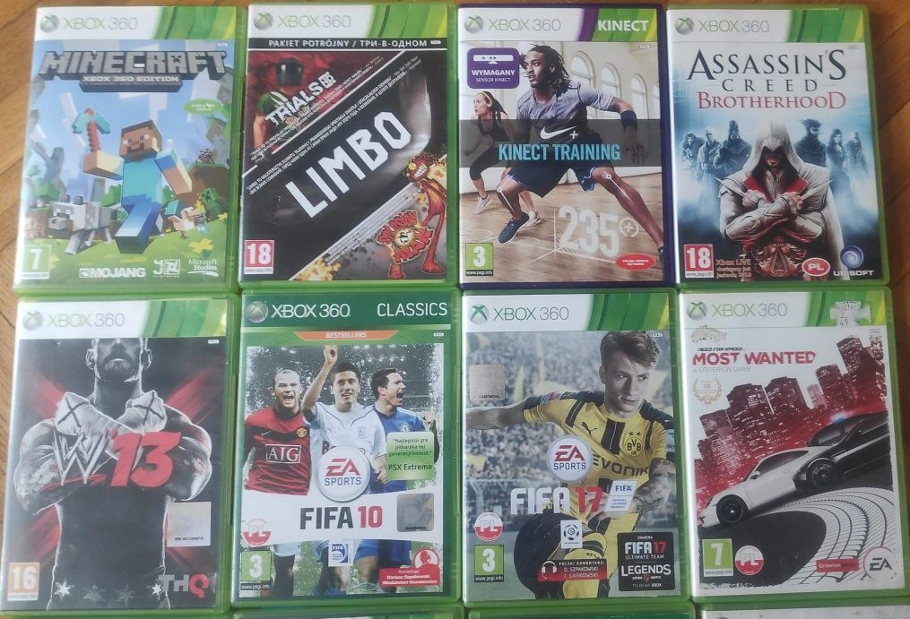 Gry na Xbox 360 w różnych cenach