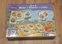 Gra Kubuś Puchatek 3 w 1 Lotto / Memo / Domino