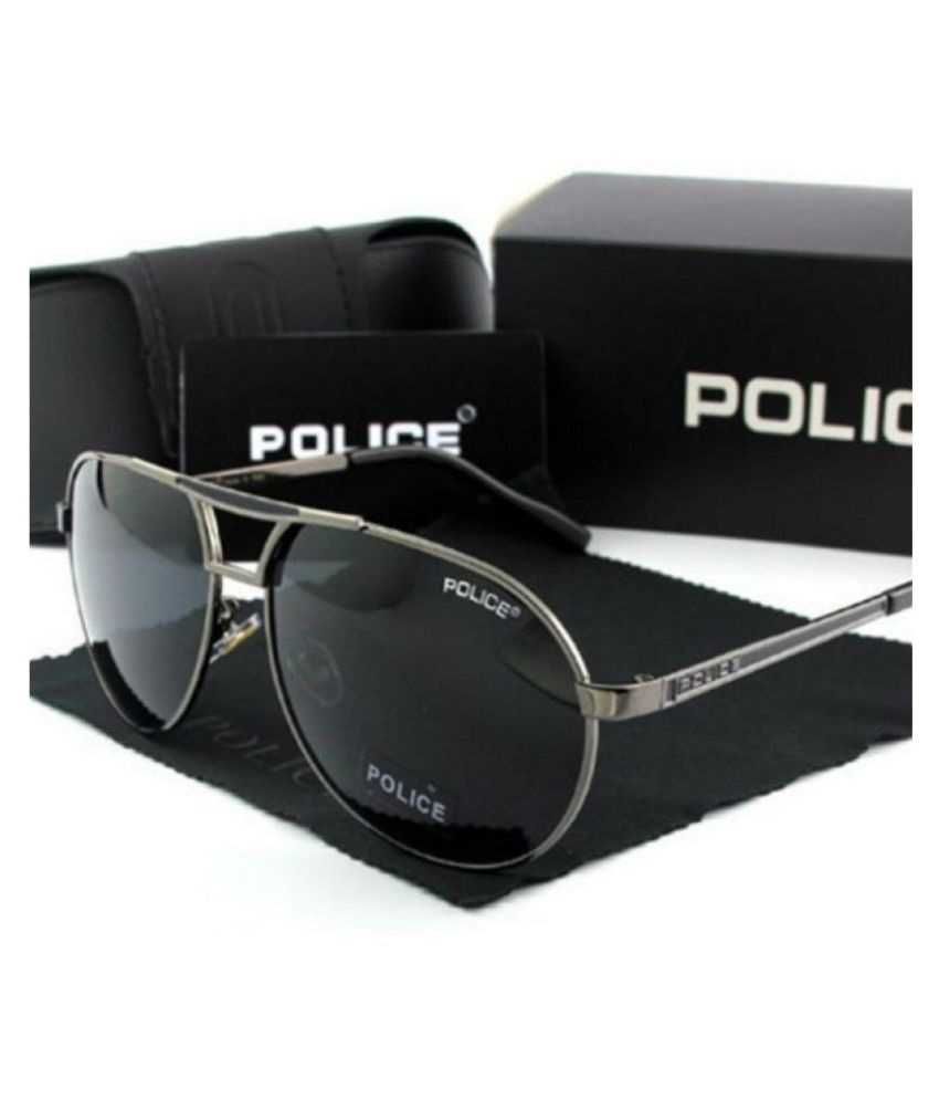 POLICE - Óculos de Sol Polarizados - Cinza/Prateado - ARTIGO NOVO