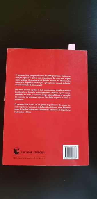 Livro Problemas e exercicios de Análise Matemática