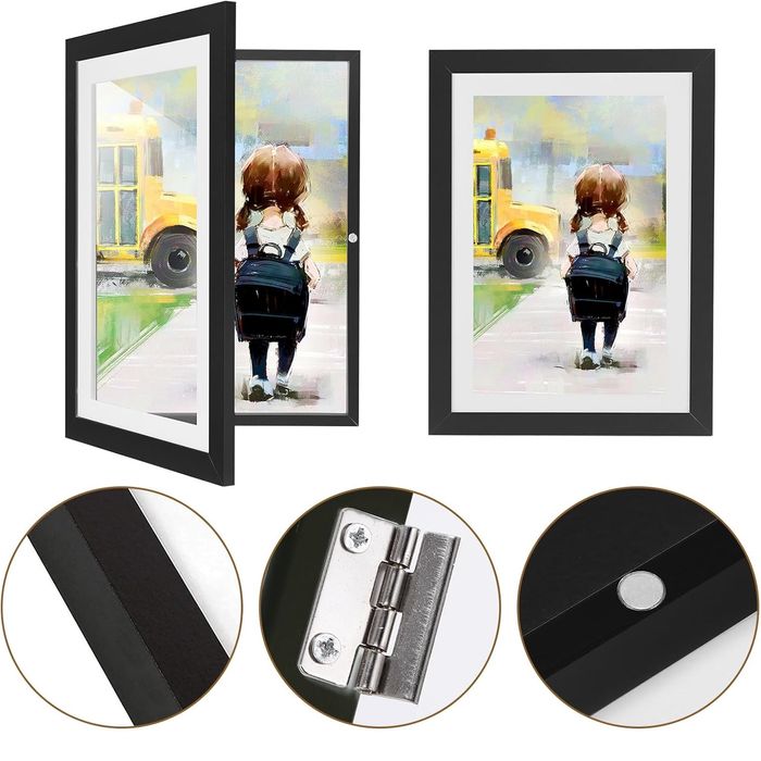 Ramka Drewniana 33x24 cm na 150 Kartek A4 Zestaw 2 Czarne