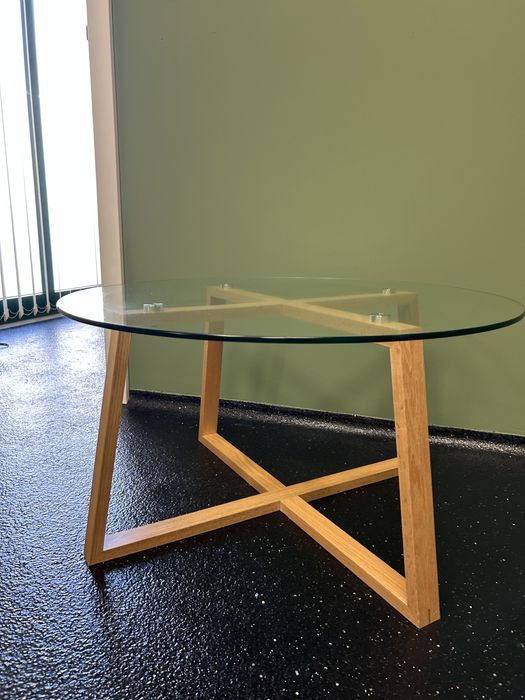 2 mesas conjunto - vidro