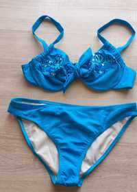 B.P.C. by BonPrix - NOWE niebieskie bikini 40 (80) A