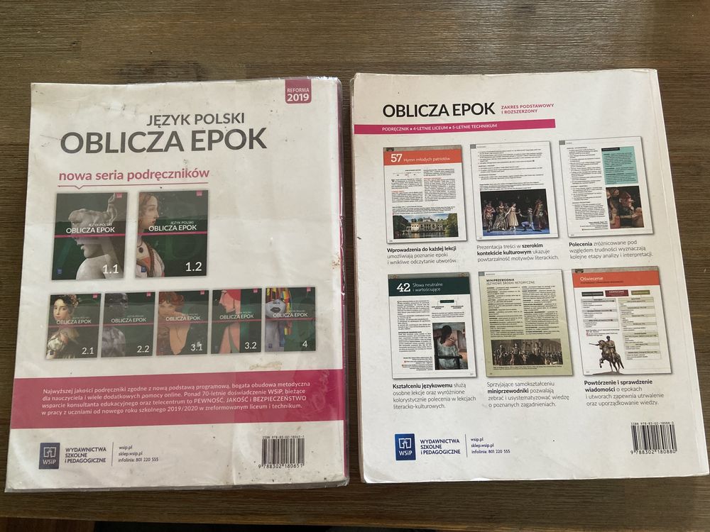 Język polski Oblicza epok 1.1 i 1.2 WSiP