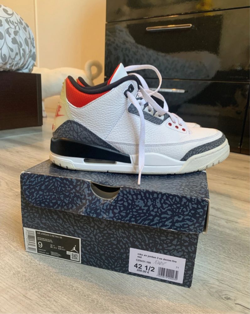 Jordan 3 denim originais