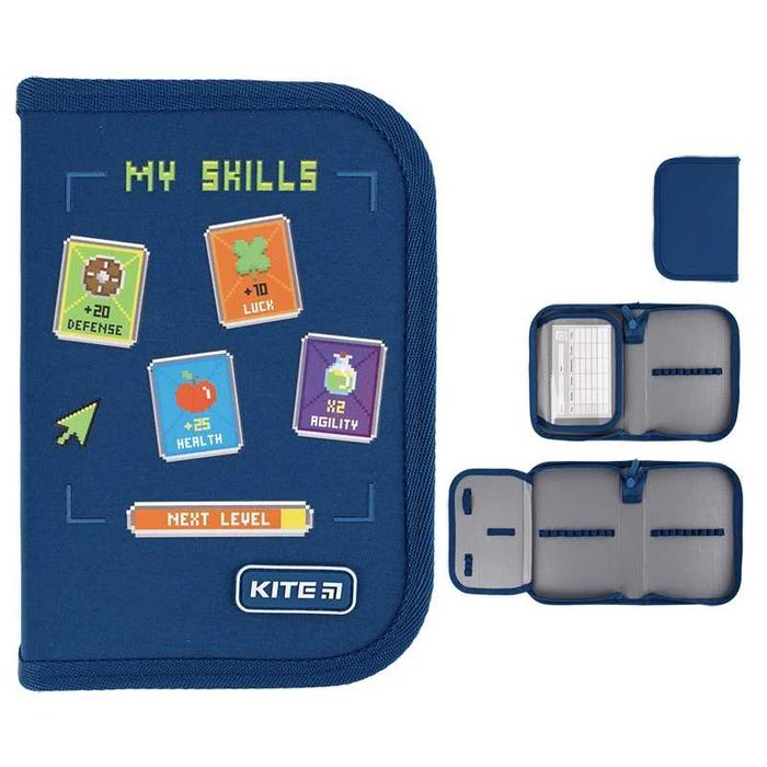 Шкільний набір синій 4в1 Kite Next Level для хлопчика в 1-4клас