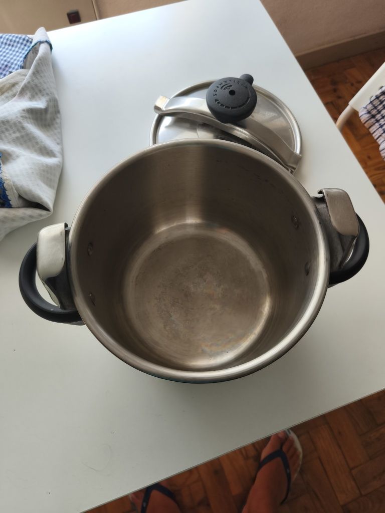Panela pressão silampos 6 litros apta para indução