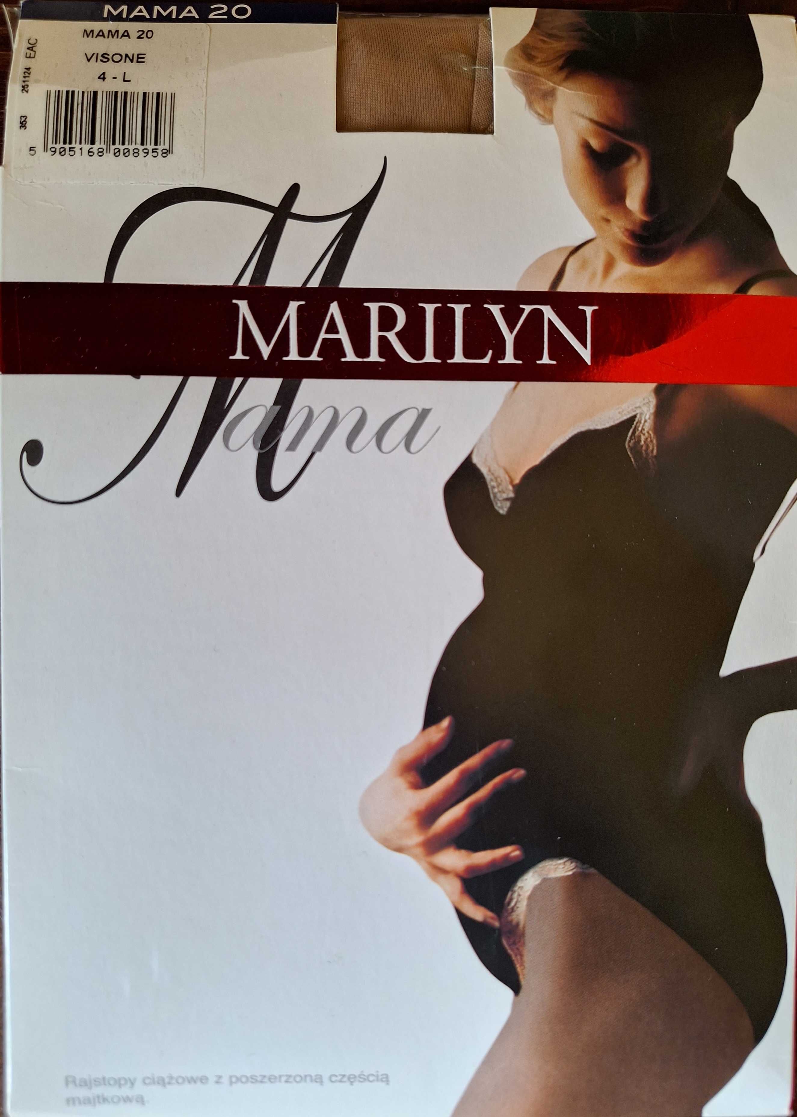 3 pary nowych rajstop ciążowych Marilyn Mama