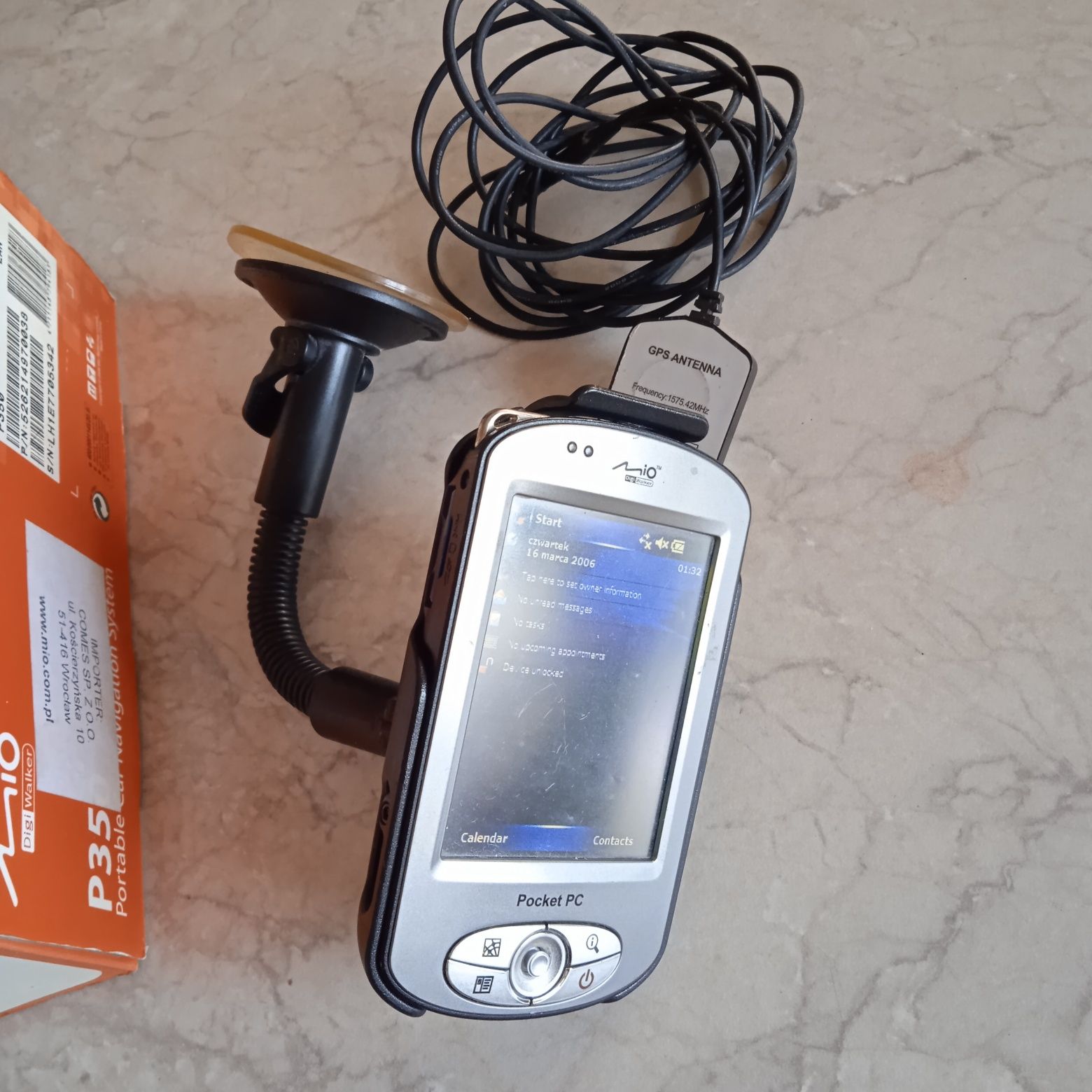 Pocket PC Mio p350 uchwyt antena GPS