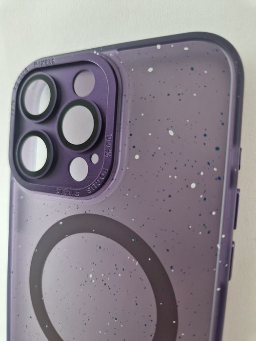 Tel Protect Magnetic Splash Frosted Case do Iphone 15 Pro Fioletowy