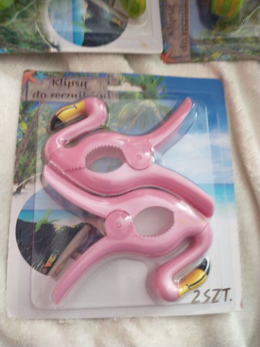 Klips klamerki plażowe do ręczników