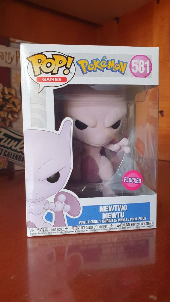 Mewtwo Flocked Funko Pop