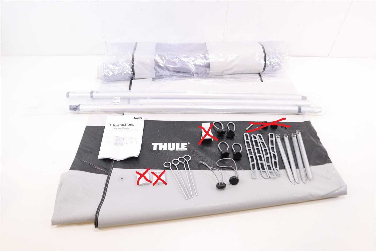 Thule Rain Blocker L 1szt Front T-2667 + 1szt Bok T-2666