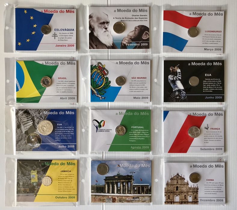 Coleção de 72 Moedas Philae