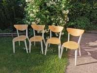 Krzesła Ikea 4szt. Drewniane białe