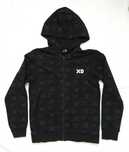152 GT Design Unit czarna bluza z kapturem