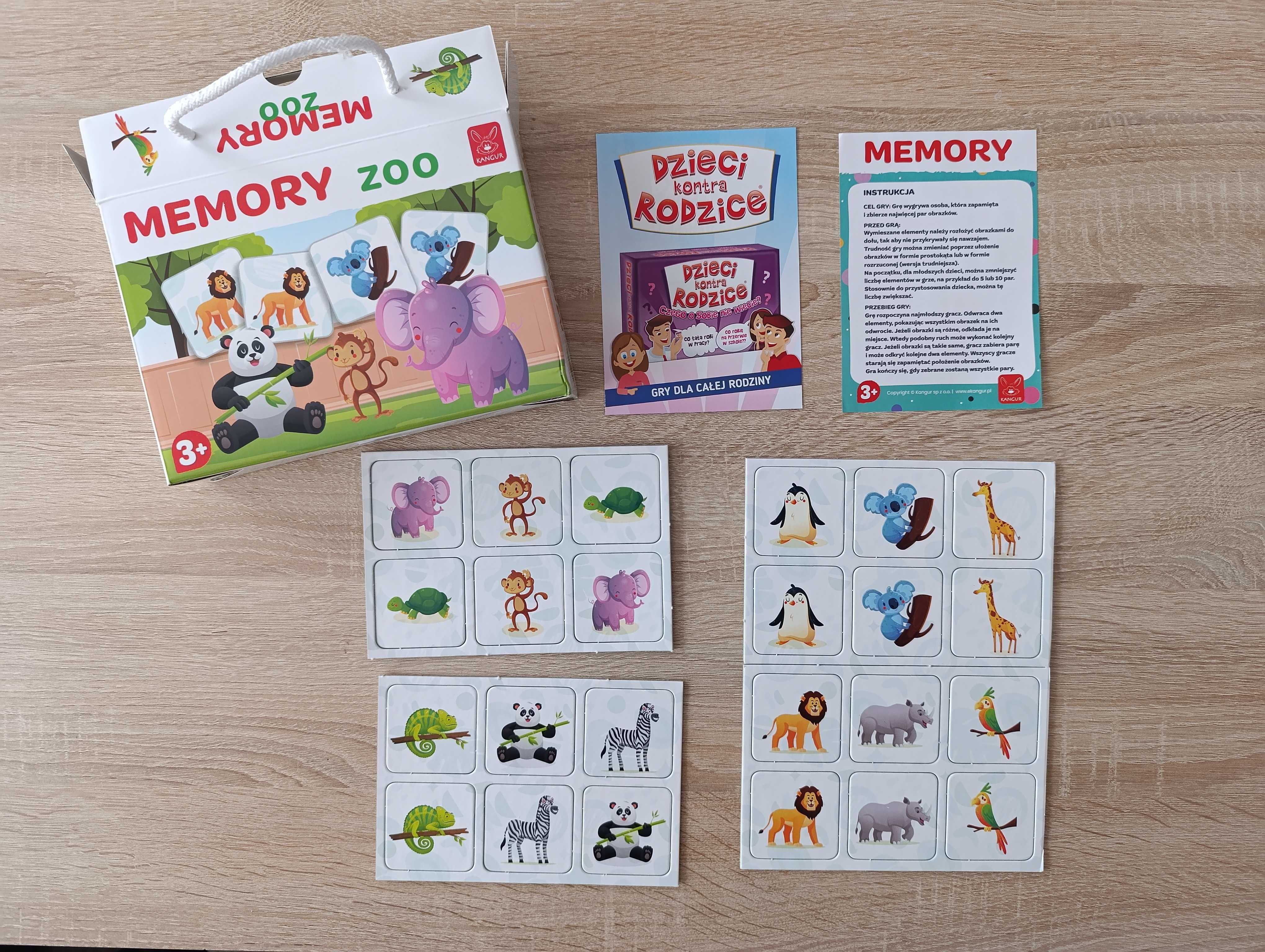 Memory Zoo gra dla dzieci 3+ nowa