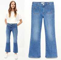 Mango Teen nowe spodnie jeansy dzwony z kieszeniami 15 16 lat 171