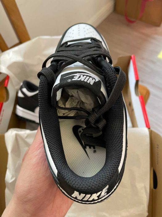 Nike DunkLow Panda czarno-białe trampki casual trampki