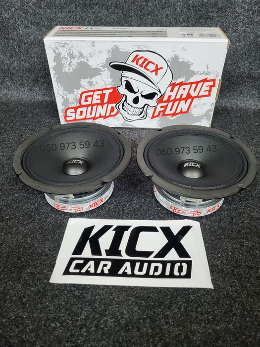 16см Kicx LL6.5v2 / динаміки в авто/колонки/середньочастотні