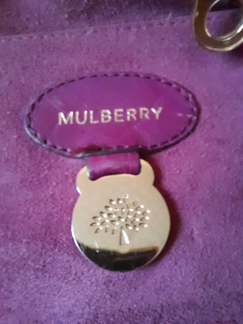 Mulberry , оригин, кожа, Сумка-тоут, кожа, с поворачив.застежкой больш