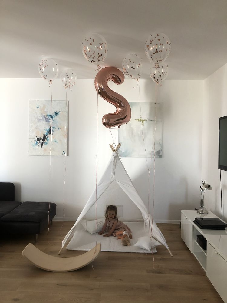 Namiot tipi biały len lniany 120x120 plus mata stabilizator