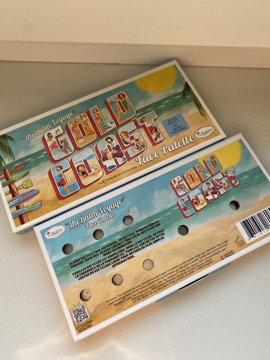 Paleta do twarzy cieni do powiek Gold Coast The Balm nowa