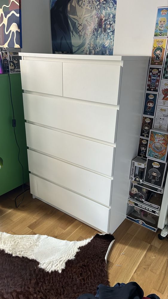 Comoda MALM 6 gavetas