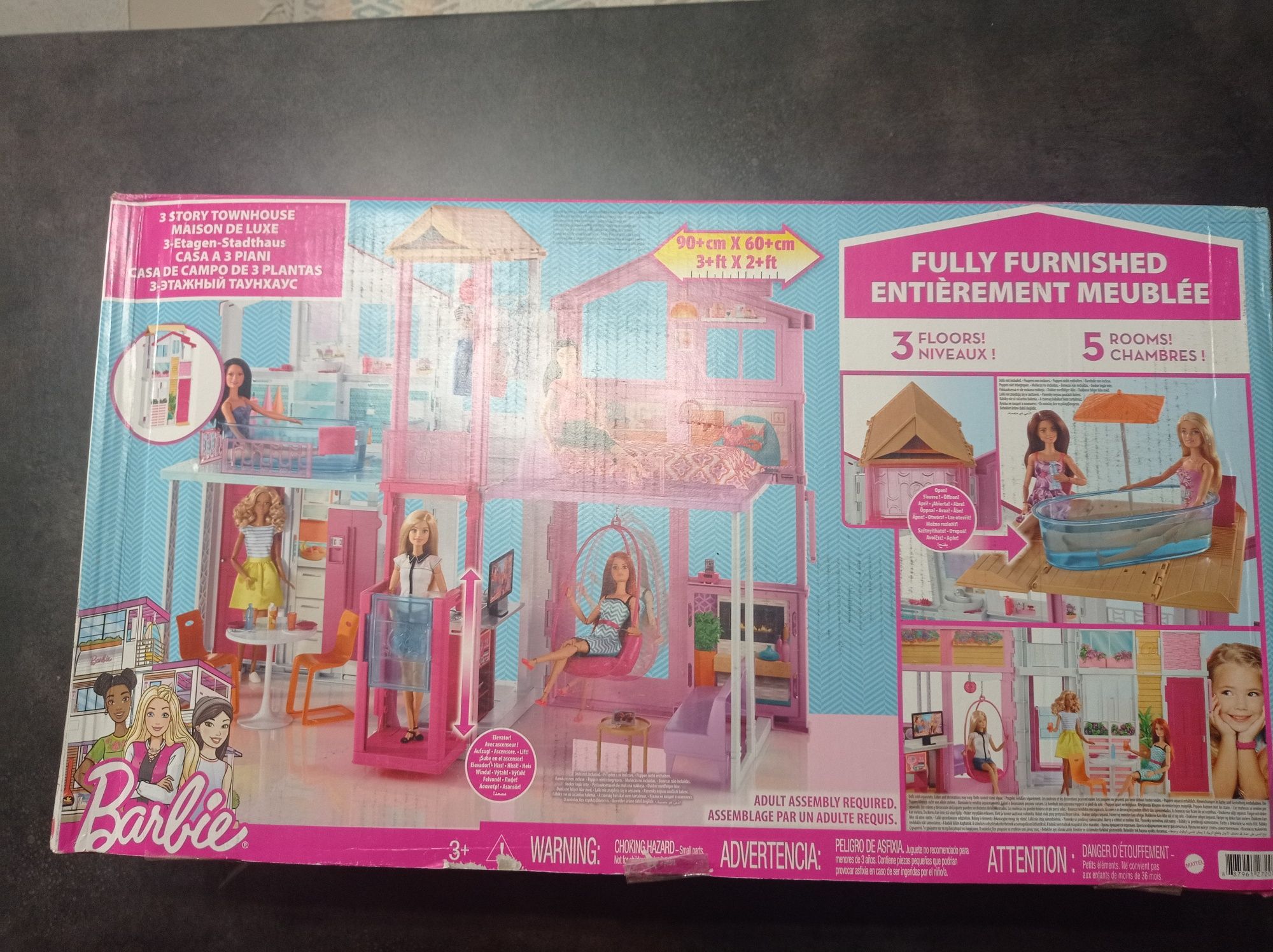 Barbie Miejski Domek Zestaw Dly32