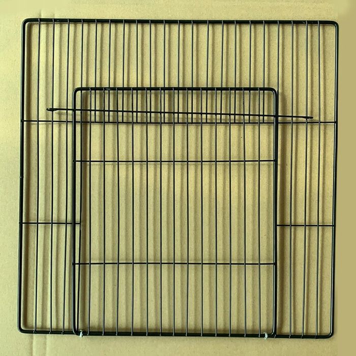 Kojec dla szczeniaka MODUŁOWY wybieg Drzwiczki  1x 35x35 cm CZARNY