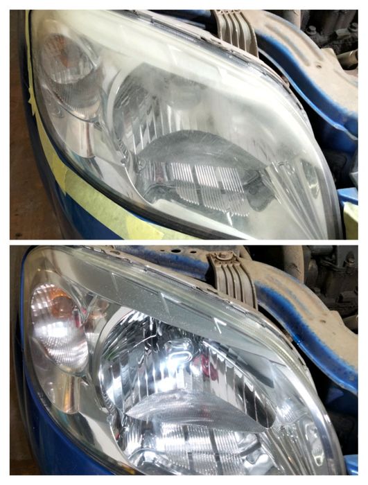Поліровка вишліфовування(реставрація )автомобільних фар