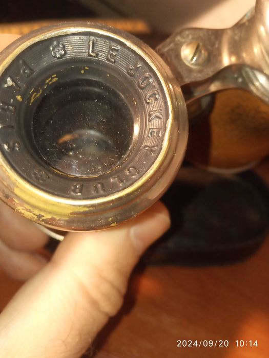 антикварный бинокль Франция