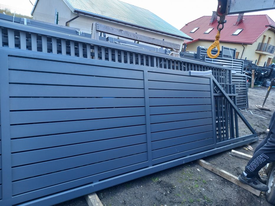 Okazja brama przesuwna 4 m