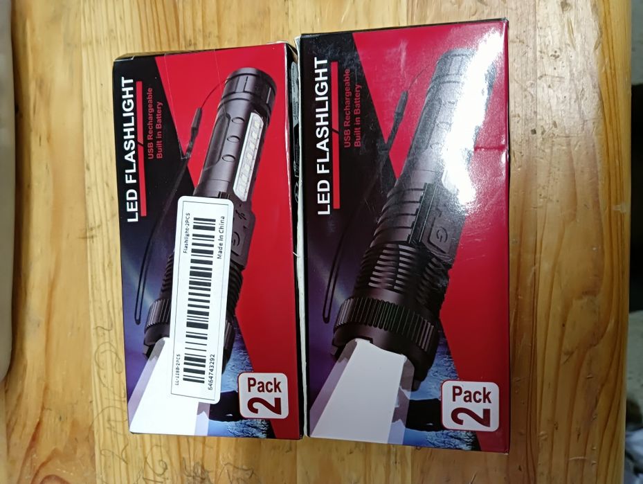 4x latarka na akumulator Nowe