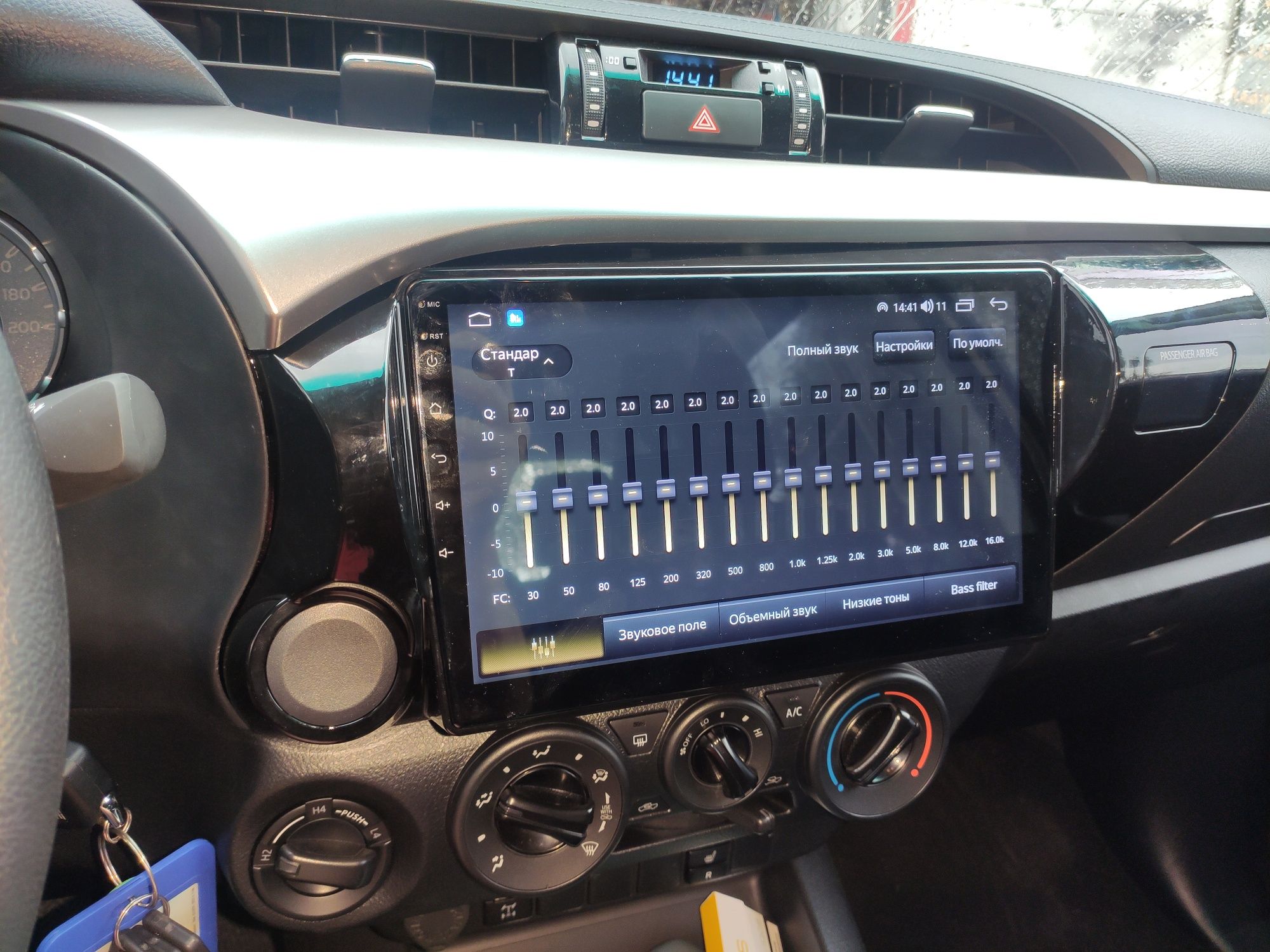 Автомагнитола для Toyota Hilux, CarPlay QLED 8ядер,установка магнитол.