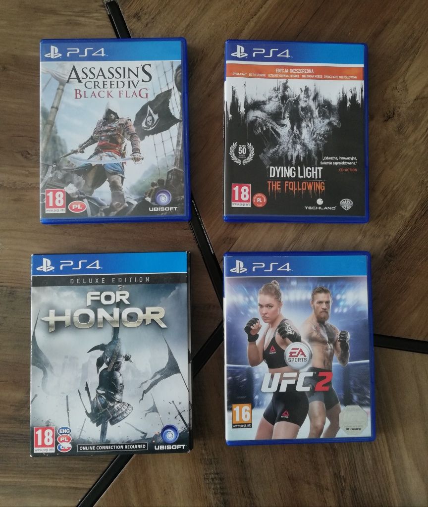 Gry PS4 Playstation 4: Assassin's Creed, For honor, UFC 2