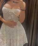 Koronkowy gorset ZARA