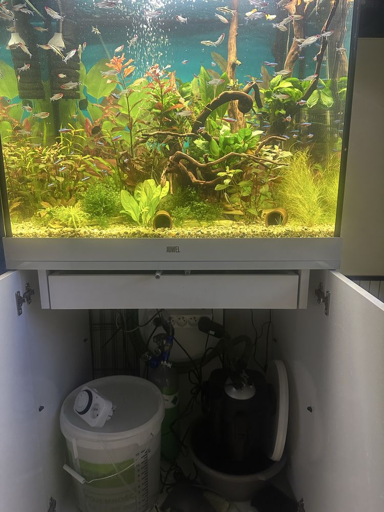 Akwarium juwell  Lido 200l zestaw biale