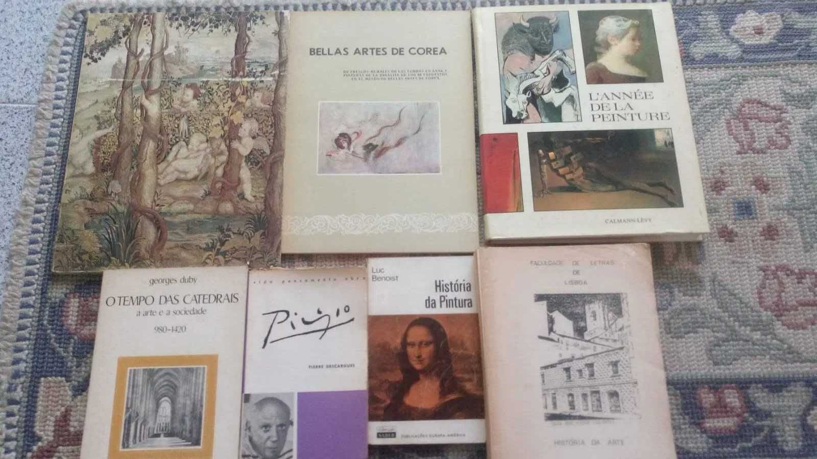 Conjunto livros Arte Pintura Fotografia